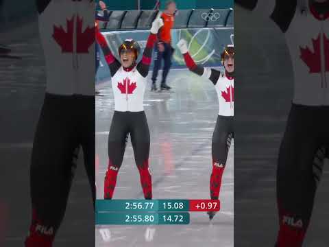 Back-to-back Olympic champions in the women's team pursuit! 🔥 #milanocortina2026