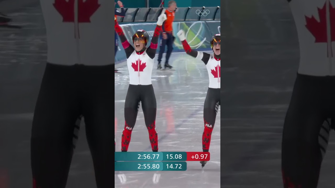 Back-to-back Olympic champions in the women's team pursuit! 🔥 #milanocortina2026
