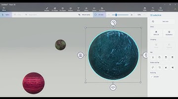 Creating Space Background in Paint 3D
