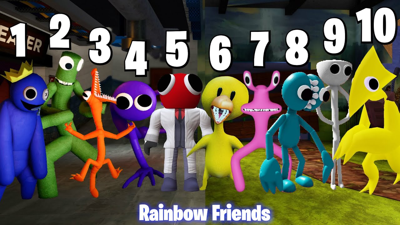 Rainbow Friends Mod But pink yellow red update! v2 [Friday Night Funkin']  [Mods]