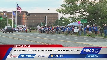 Boeing, IAM 837 set to meet with mediator for second day