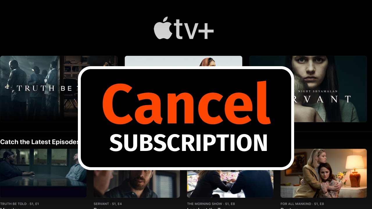 How to Cancel Apple TV + Subscription | Apple TV Channel