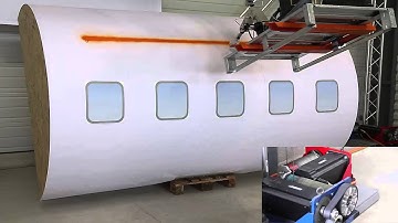 COGIRO. Cable Driven Parallel Robot (Large surface painting)