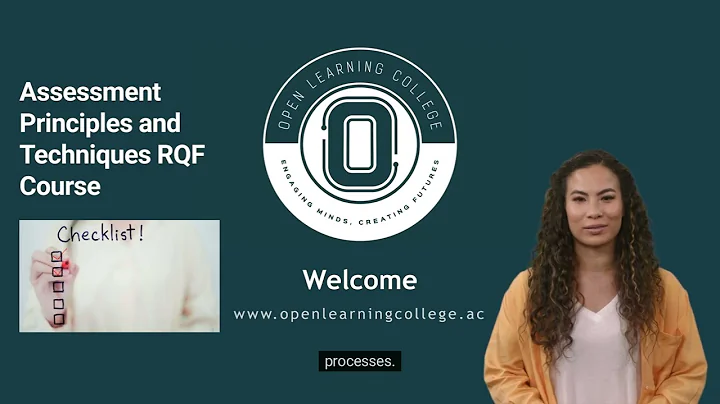 Assessment Principles and Techniques RQF Level 3 TQUK Course