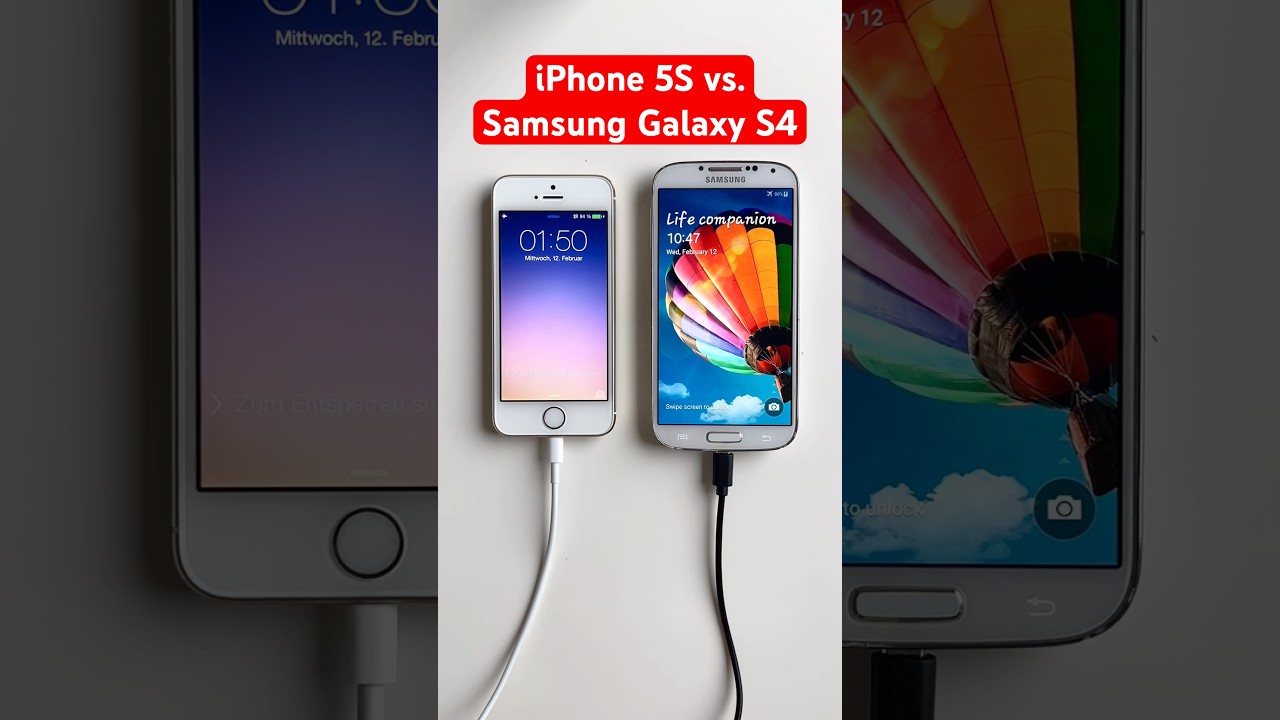 2013: iPhone 5S против Samsung Galaxy S4