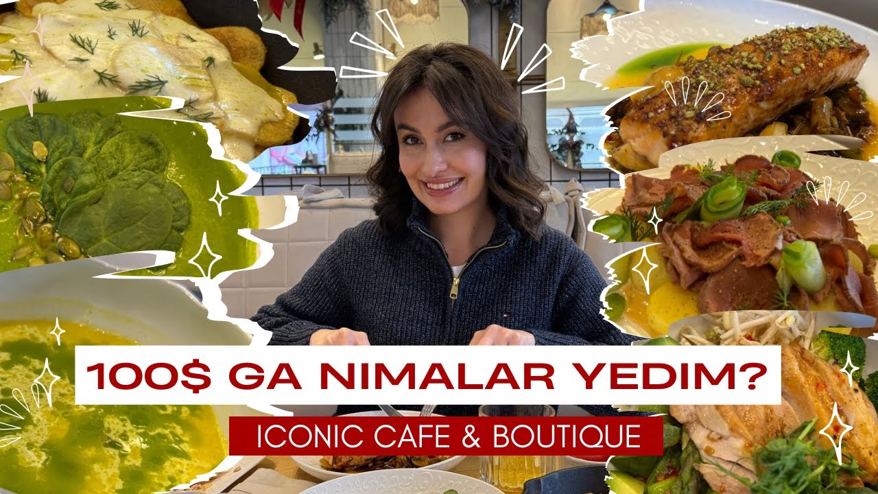 TASHKENT CITYDA 100$ GA OVQATLANDIK💸 | ICONIC CAFE & BOUTIQUE