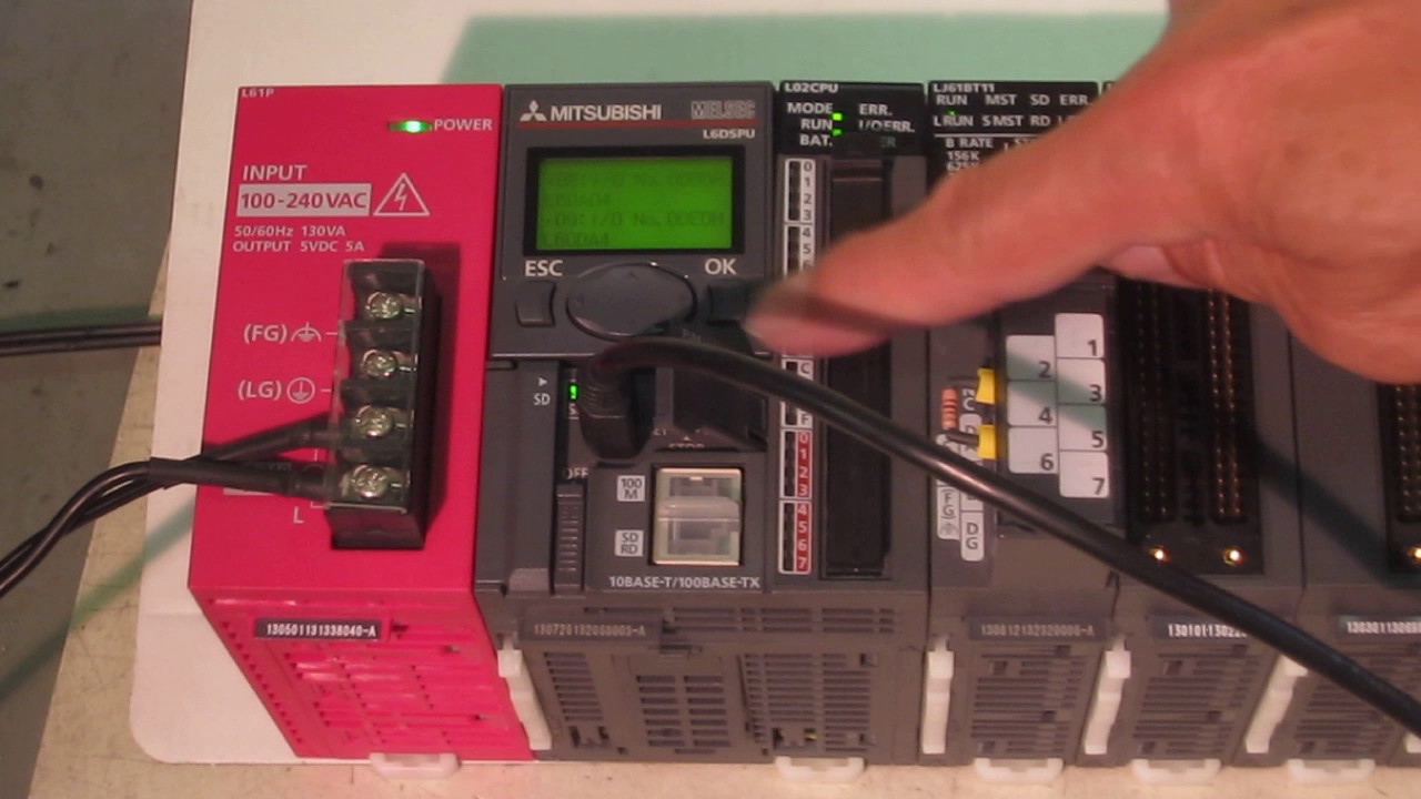 Mitsubishi Electric L02CPU-P-SET Sequencer (MELSEC - L) CPU set product ...