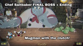 New Cuphead DLC: Chef Saltbaker Final Boss + Ending! #cuphead #xboxseriesx