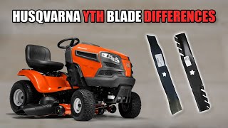Husqvarna Blade Differences for 48' Fabricated vs Stamped Steel Deck