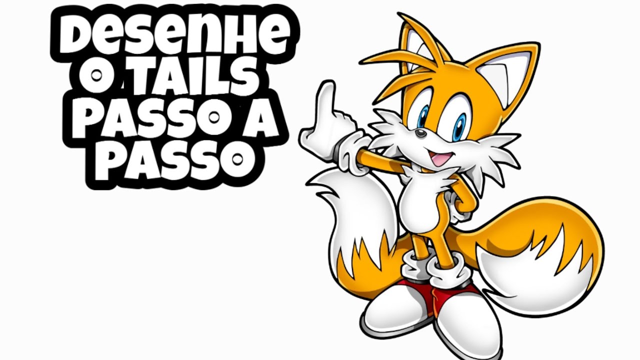 Como desenhar: Rosto de Tails