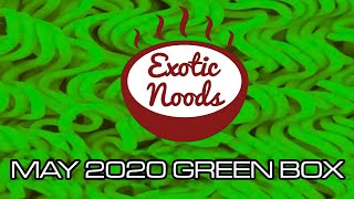 Exotic Noods May 2020 Ramen Noodle Box