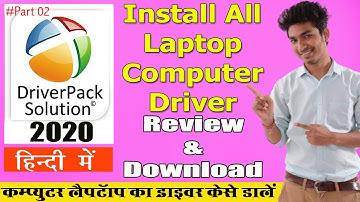DriverPack Solution 2020 Online / Offline | How To Download And Install Drivers For All Laptop / Pcs