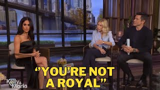 Celebrity Meghan Markle Kicked Out Live TV After Heated Clash With Kelly Ripa and Mark Consuelos Wealth