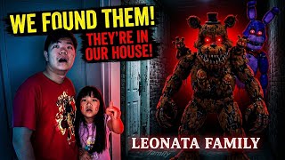 SURVIVING FNAF IN OUR HOUSE! 😰😨 LeoNata