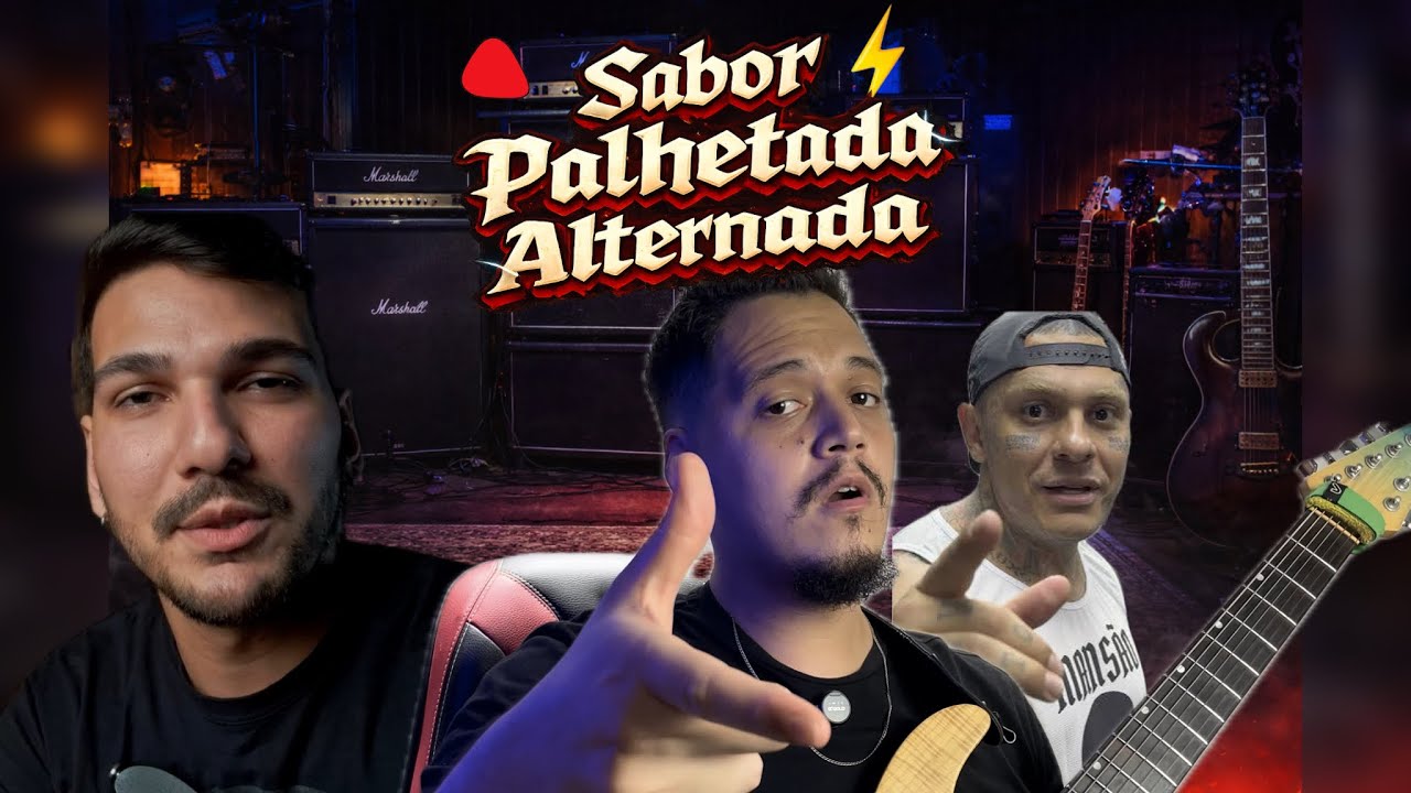 A TÉCNICA SABOR PALHETADA ALTERNADA NA GUITARRA 🎸 