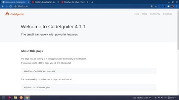 CodeIgniter 4 | 01. Introducción a CodeIgniter: Descarga, Instalación y Ejecución con PHP 7 en Linux