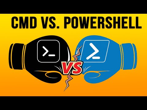 Windows Command Prompt (CMD) vs. PowerShell. What's the Difference?