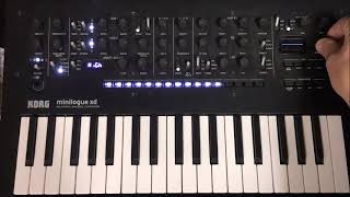 Karn Evil 9 Ending Sequence and Tutorial on Korg Minilogue XD