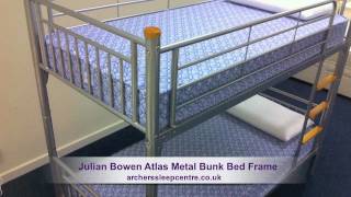 Julian Bowen Atlas Metal Bunk Bed Frame