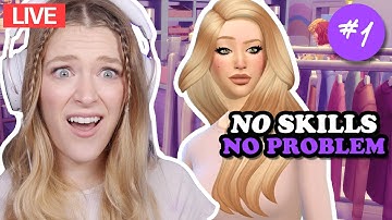 Trying The No Skills No Problem Scenario In The Sims 4 | Part 1