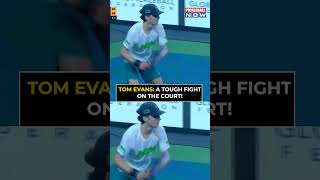 Men Single SF 1: Tom Evans: A Tough Fight on the Court!