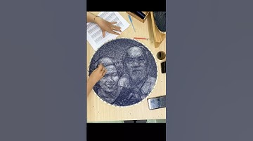 Tranh chỉ chân dung số hoá làm theo yêu cầu