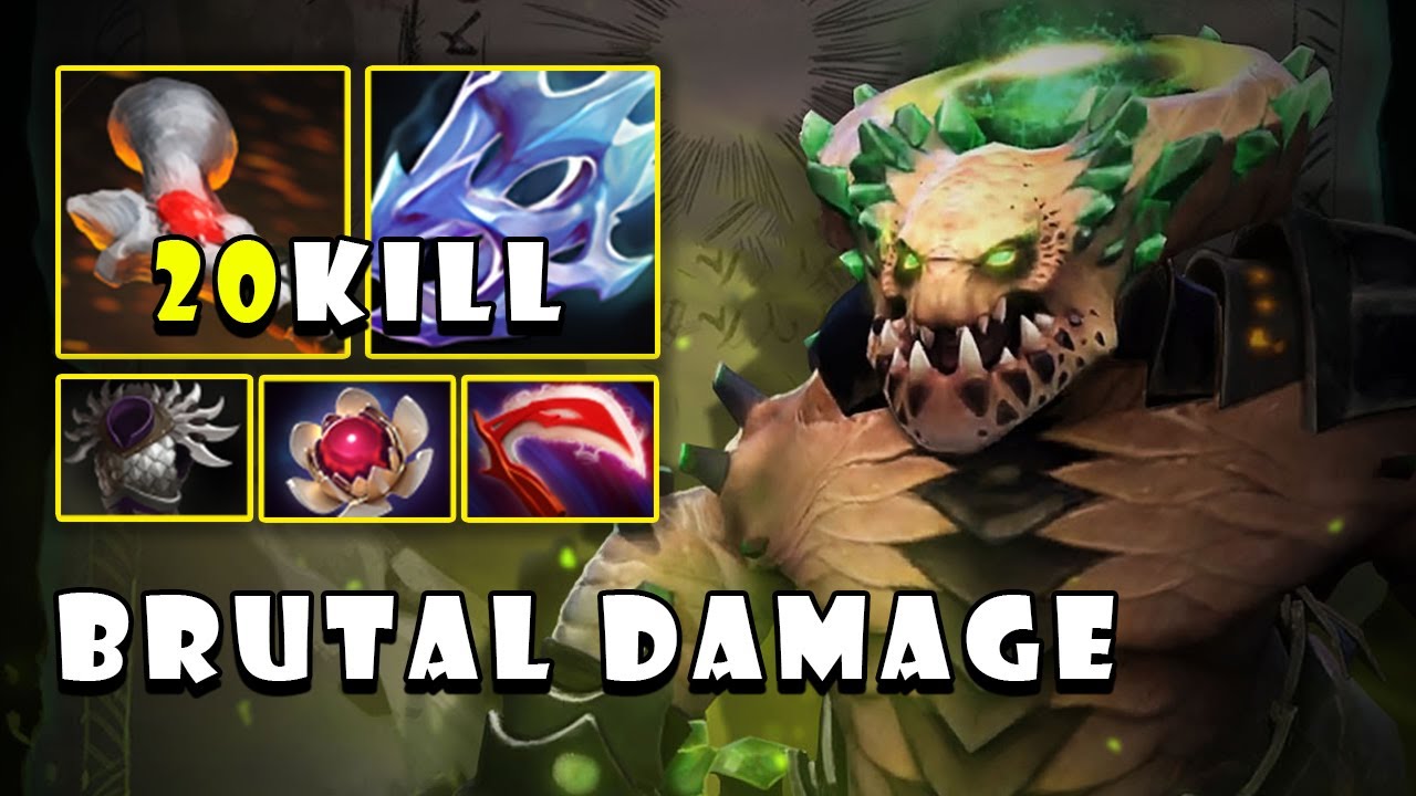 How To Play Offlane Underlord with First Item Rod of Atos | Guides Gameplay - Dota 2 7.27