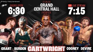VIP Boxing Promotions live from Liverpool's Grand Central Hall (27/04/2024)