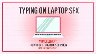 Typing on Laptop Sound Effect [FREE]