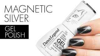 New MAGNETIC SILVER Gel Polish Top | Dance Legend