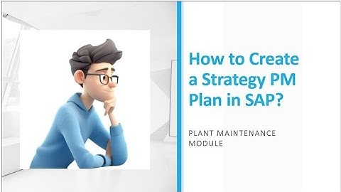 Strategy PM Plan in SAP