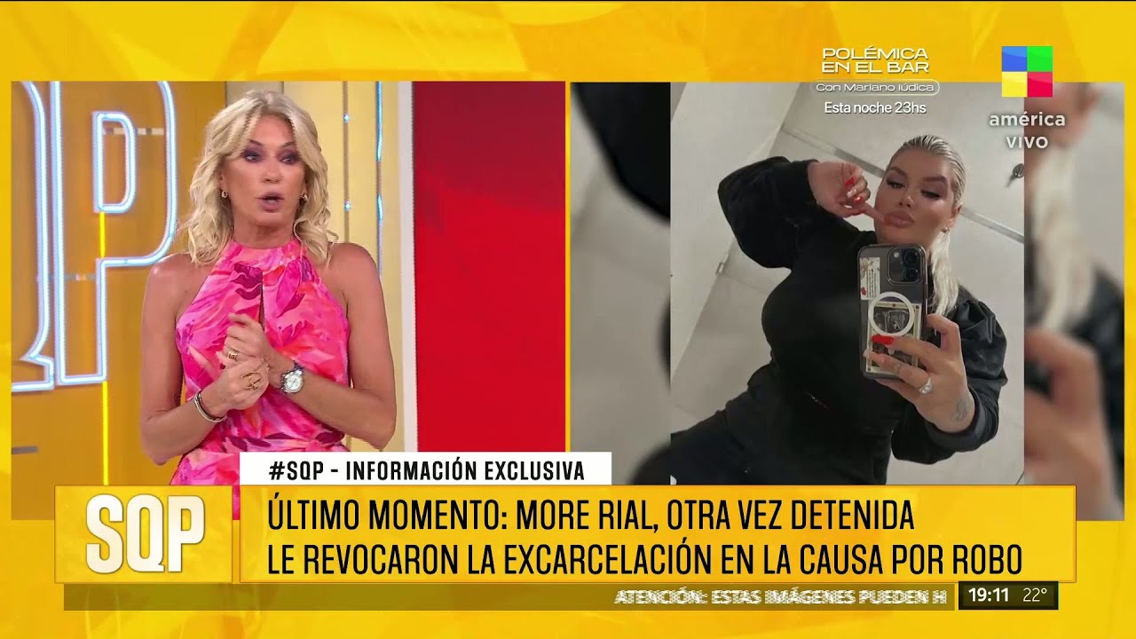 🔥 LE REVOCARON LA EXCARCELACIÓN A MORENA RIAL EN SU CAUSA POR ROBO