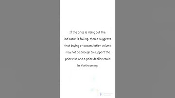 Accumulation/Distribution indicator - Technical analysis - short term trading strategy