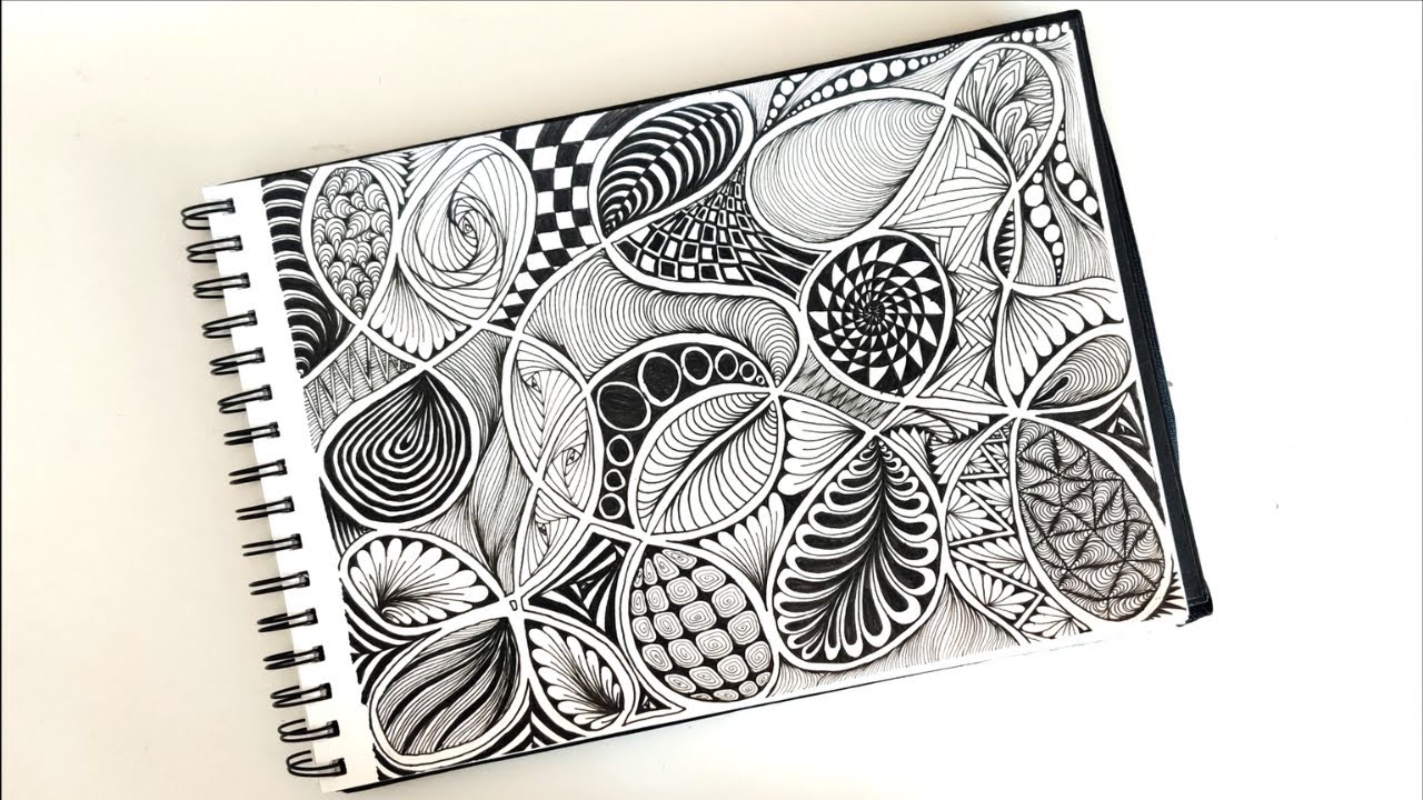 Zentangle patterns || Zentangle art || Zentangle || Doodle art ...