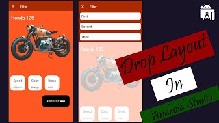 BackDrop Layout In ANDROID STUDIO