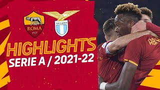 TRE A ZERO! Roma 3-0 Lazio | Serie A Highlights 2021-22