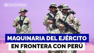 Se despliega maquinaria pesada del Ejército en frontera con Perú para zanjas prometidas por Kast
