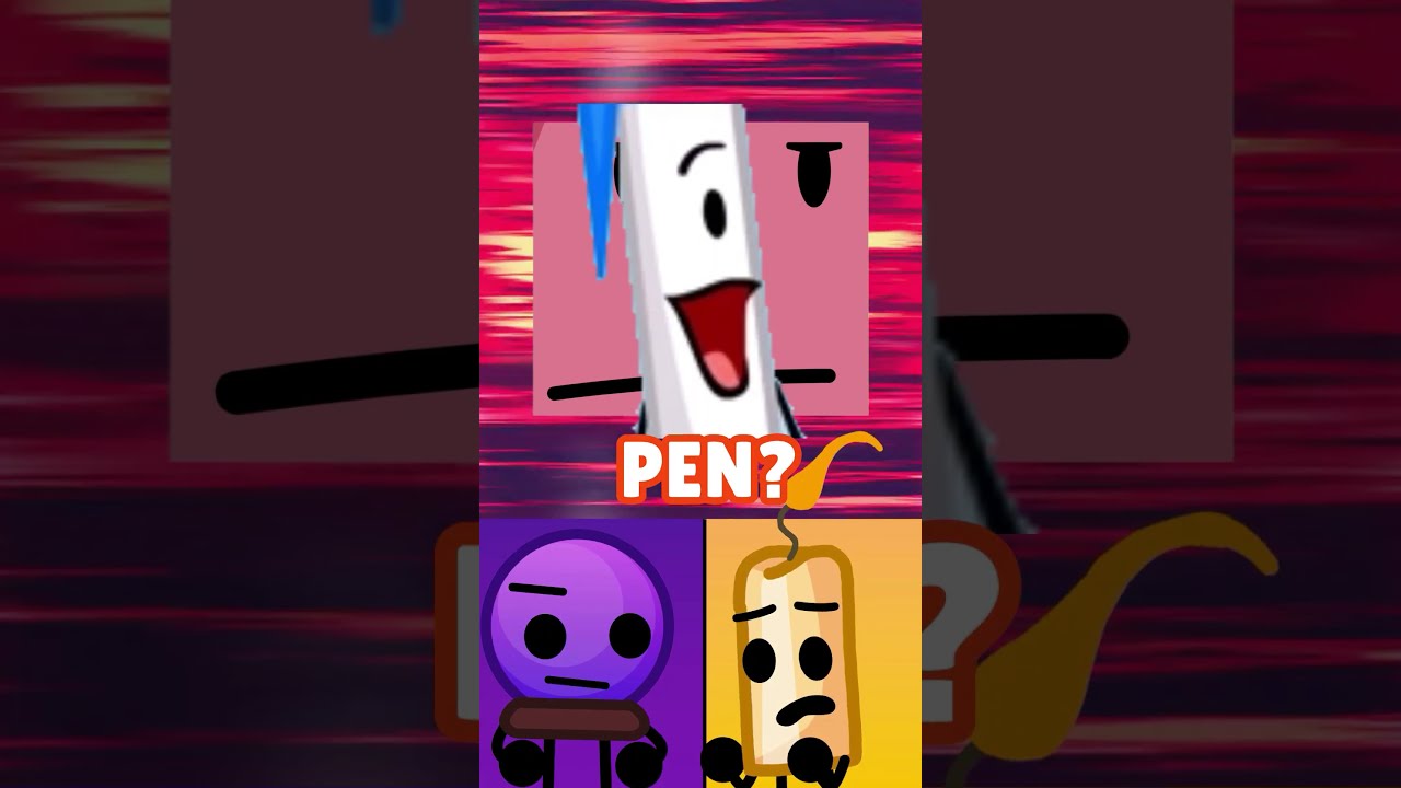Guess The BFDI Character By Only Seeing Their FACE 