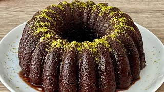 The famous Turkish moist cake recipe is amazing! 🤎
