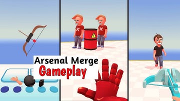 Arsenal Merge Level 6 to 24 Gameplay