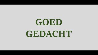 Download Lagu GOED GEDACHT - R.h.a.S. MP3