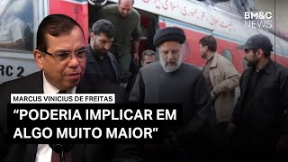 Queda de helicóptero no Irã: Risco de 3ª Guerra Mundial? | Análise de Marcus Vinicius de Freitas