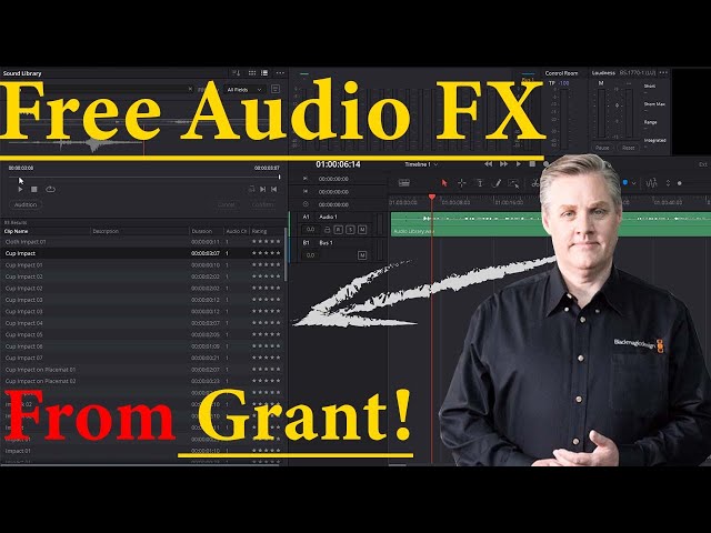 Davinci Resolve 18s Free Audio Effects| The Sound Library class=