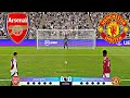 ARSENAL VS MANCHESTER UNITED FULL PENALTY SHOOTOUT ARS VS MU HIGHLIGHTS
