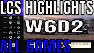 LCS Highlights ALL GAMES W6D2 Summer 2021