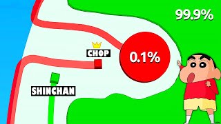 NOOB vs PRO vs HACKER with CHOP vs SHINCHAN in HEXANAUT.IO | AMAAN-T screenshot 1