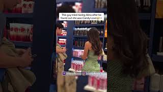 This guy tried rizzing Alina after he thought she was Candy Love #foryoupage #alinarose #viral #rizz