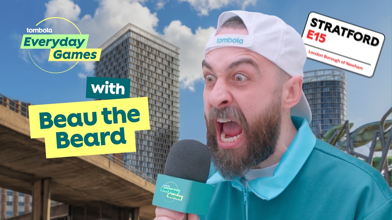 tombola presents The Everyday Games across Britain with Beau the Beard