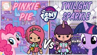 Pinkie Pie Vs Twilight Sparkle My Little Pony Toca Boca 