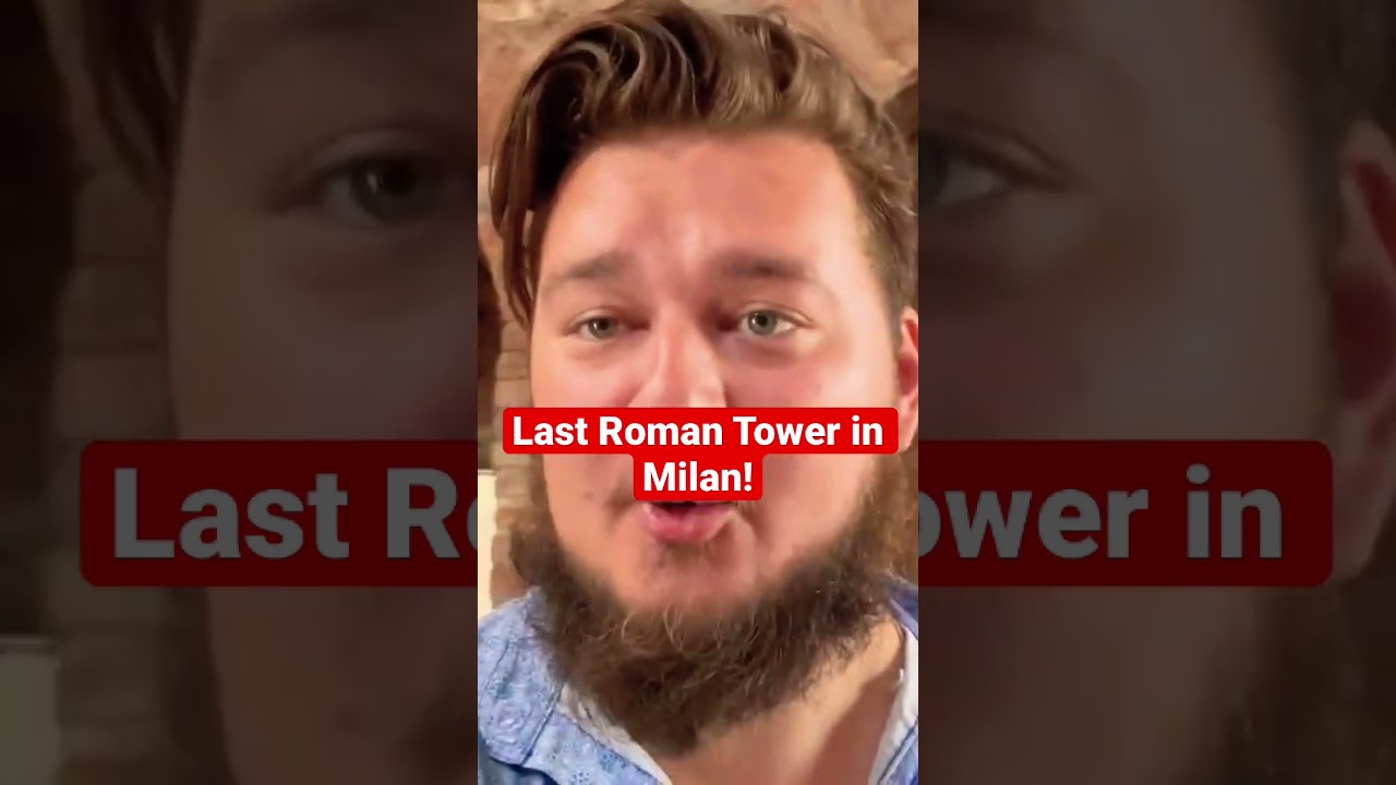 Last ancient Roman tower in Milan! 